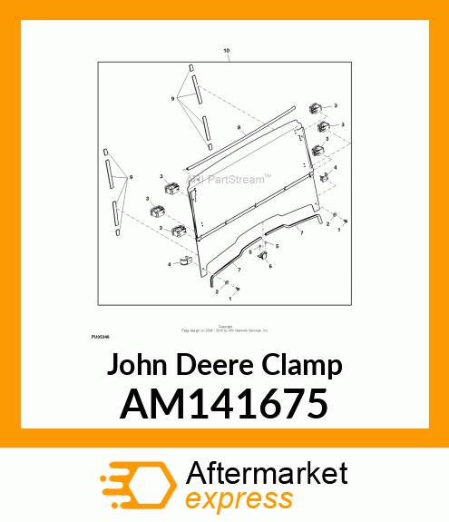 CLAMP, SNAP AM141675