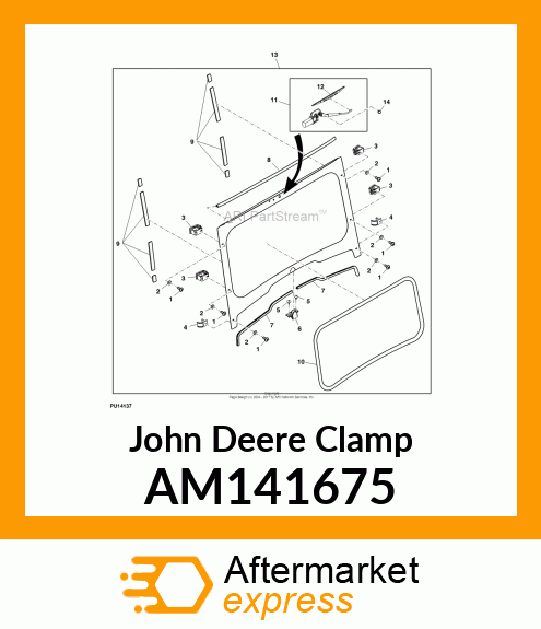 CLAMP, SNAP AM141675