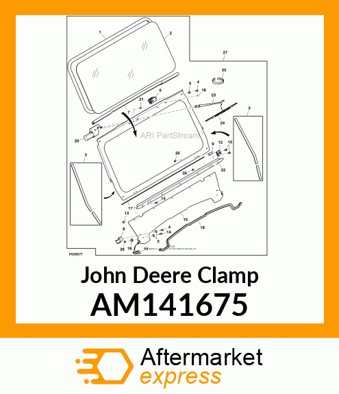 CLAMP, SNAP AM141675