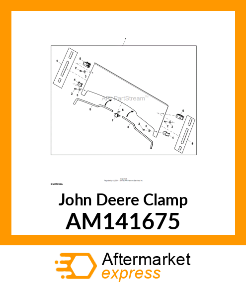 CLAMP, SNAP AM141675