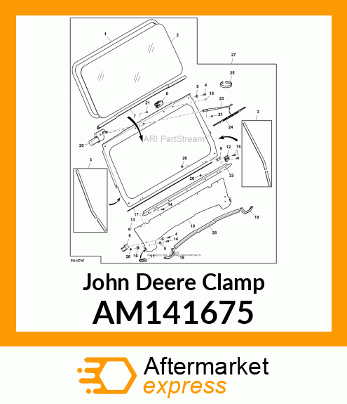 CLAMP, SNAP AM141675