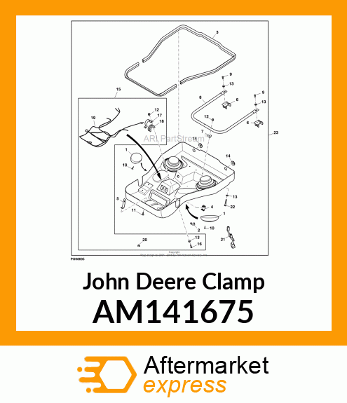 CLAMP, SNAP AM141675