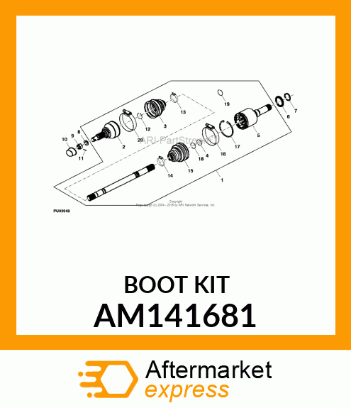 KIT, BOOT AM141681