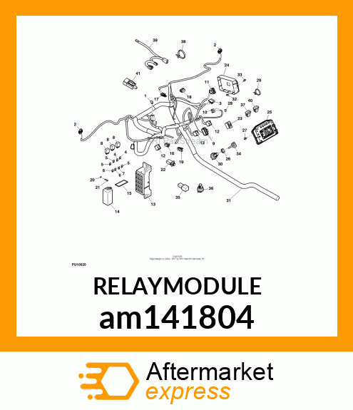 RELAY MODULE, MODULE, RELAY, ENGINE am141804