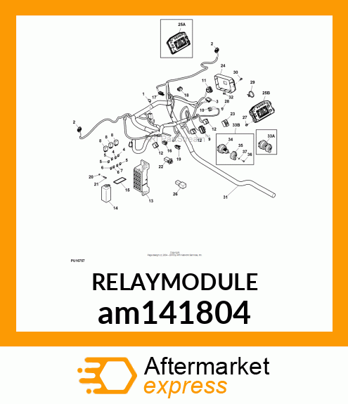 RELAY MODULE, MODULE, RELAY, ENGINE am141804