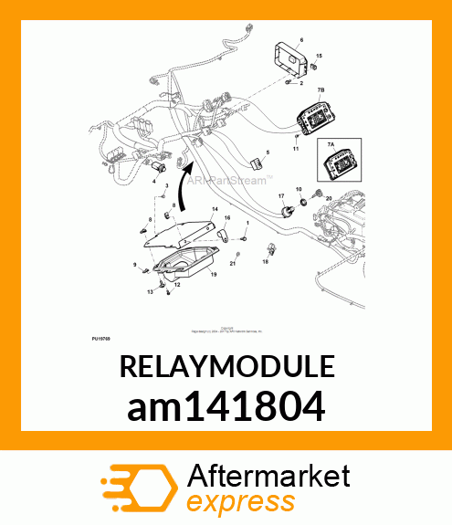 RELAY MODULE, MODULE, RELAY, ENGINE am141804