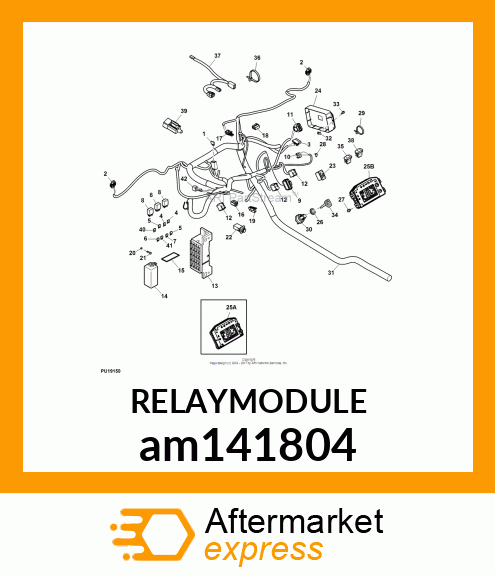 RELAY MODULE, MODULE, RELAY, ENGINE am141804