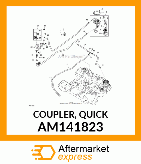 COUPLER, QUICK AM141823