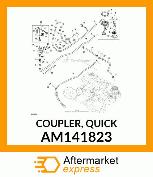 COUPLER, QUICK AM141823