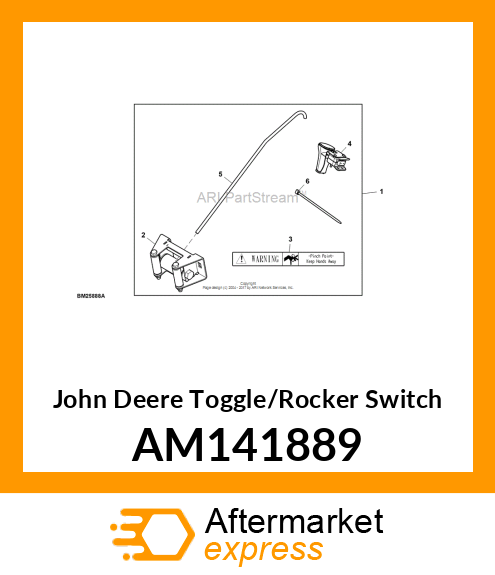 TOGGLE/ROCKER SWITCH, SWITCH, BLADE AM141889