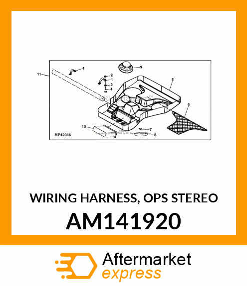 WIRING HARNESS, OPS STEREO AM141920