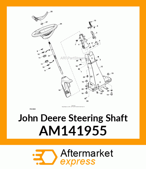 SHAFT, STEERING AM141955