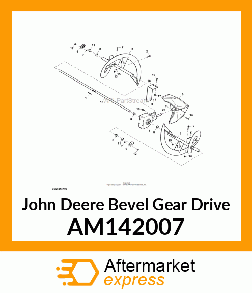 GEARBOX, AUGER (19) AM142007