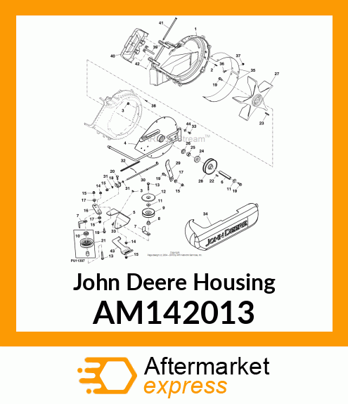 POWERFLOW, HC, LONG HOUSING ASSY AM142013