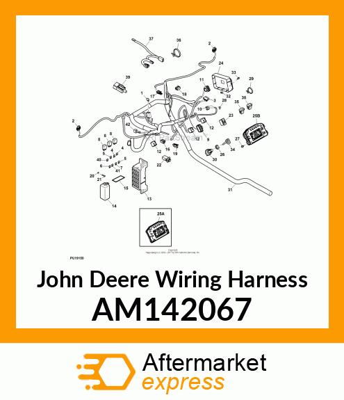 WIRING HARNESS, HARNESS AM142067