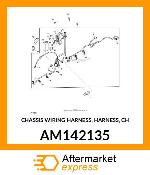 CHASSIS WIRING HARNESS, HARNESS, CH AM142135