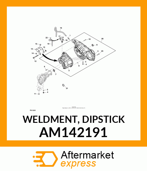 WELDMENT, DIPSTICK AM142191