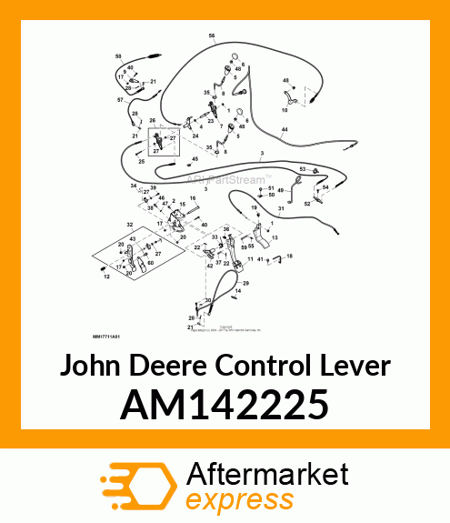 LEVER, CONTROL AM142225