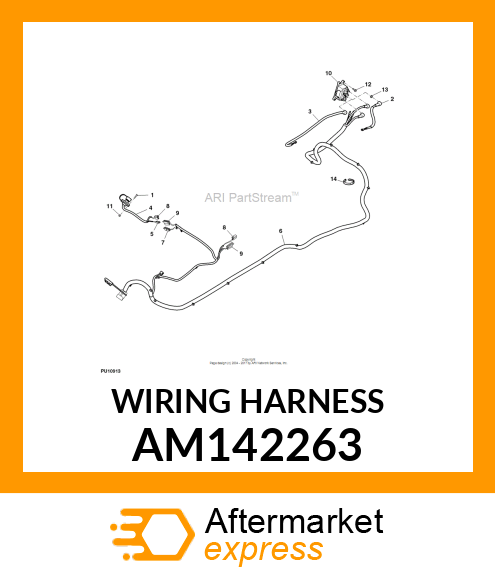 WIRING HARNESS, WINCH DISCONNECT AM142263