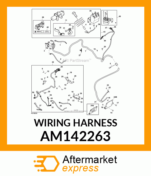 WIRING HARNESS, WINCH DISCONNECT AM142263