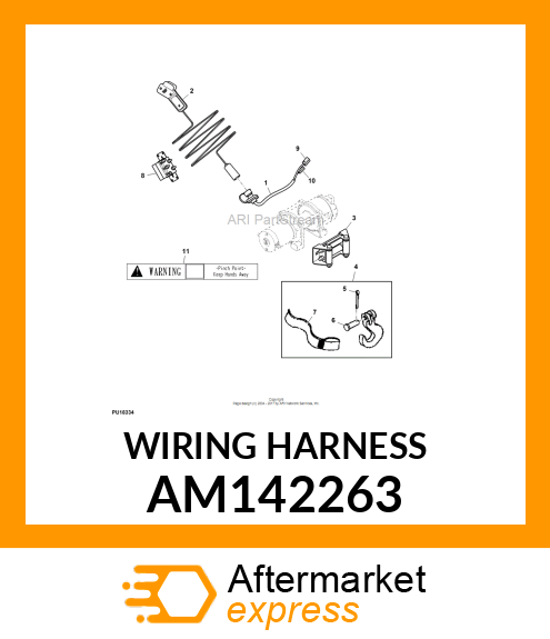 WIRING HARNESS, WINCH DISCONNECT AM142263