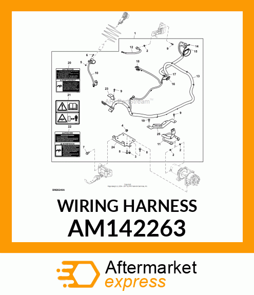 WIRING HARNESS, WINCH DISCONNECT AM142263