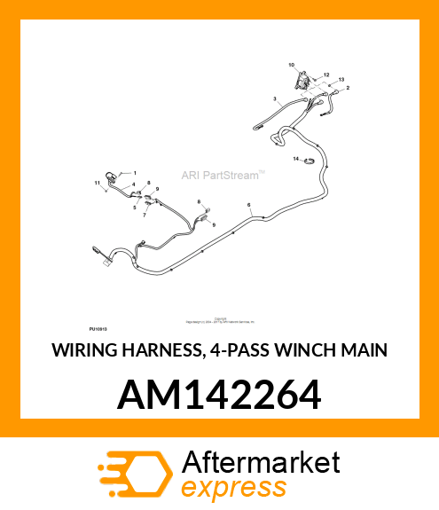 WIRING HARNESS, 4 AM142264