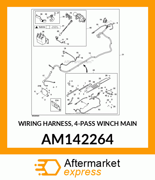 WIRING HARNESS, 4 AM142264