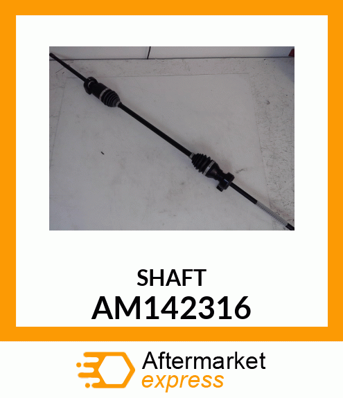 DRIVESHAFT, ISOLATED BEARING (TPE) AM142316