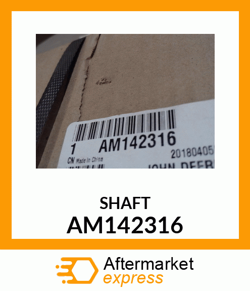 DRIVESHAFT, ISOLATED BEARING (TPE) AM142316