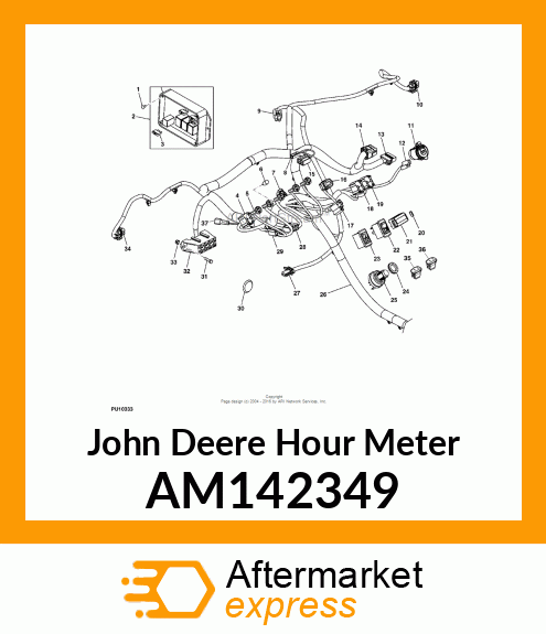 HOUR METER AM142349