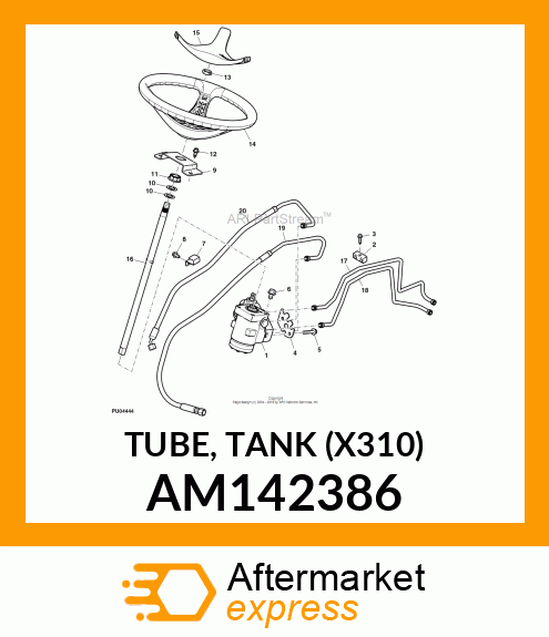 TUBE, TANK (X310) AM142386