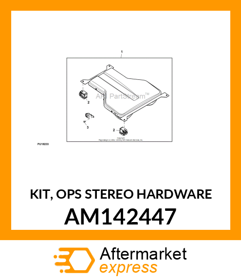 KIT, OPS STEREO HARDWARE AM142447