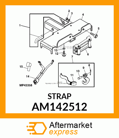 ASSEMBLY, HOOK STRAP AM142512