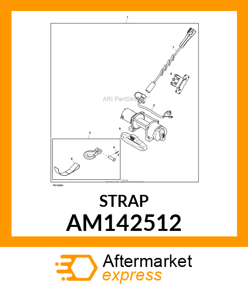 ASSEMBLY, HOOK STRAP AM142512