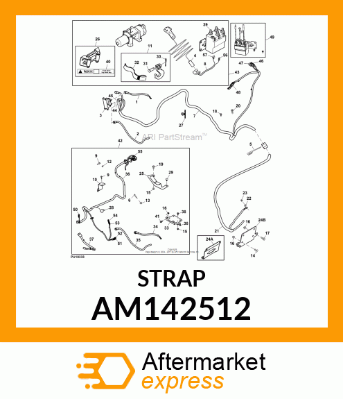 ASSEMBLY, HOOK STRAP AM142512