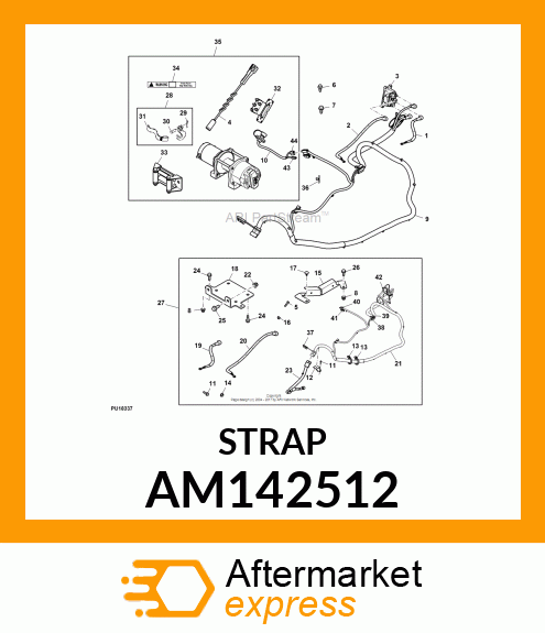 ASSEMBLY, HOOK STRAP AM142512