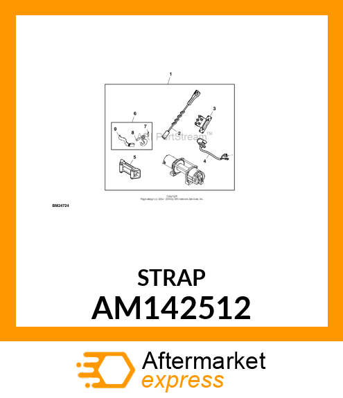 ASSEMBLY, HOOK STRAP AM142512