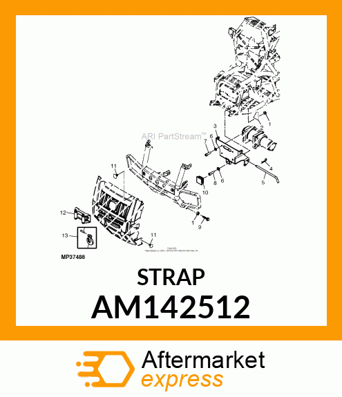 ASSEMBLY, HOOK STRAP AM142512