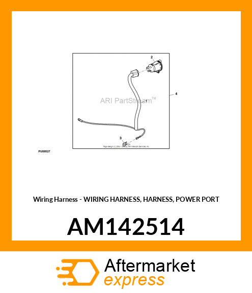 Wiring Harness - WIRING HARNESS, HARNESS, POWER PORT AM142514