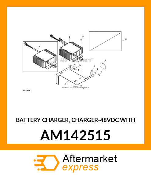 BATTERY CHARGER, CHARGER AM142515