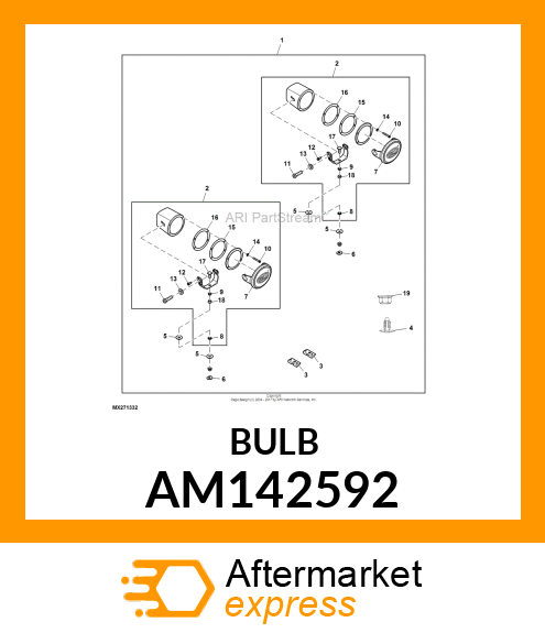 H1 12V 55W BULB AM142592