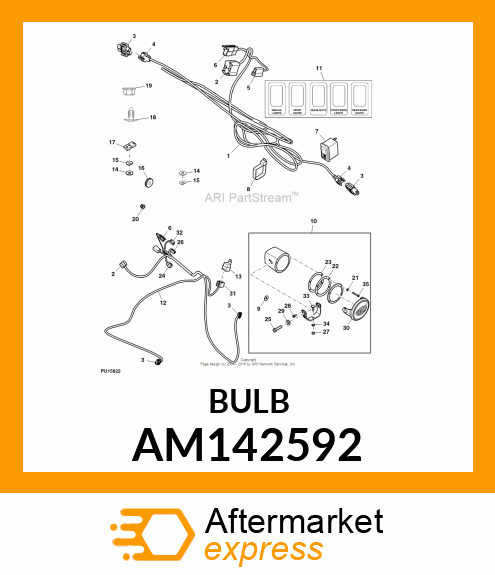 H1 12V 55W BULB AM142592