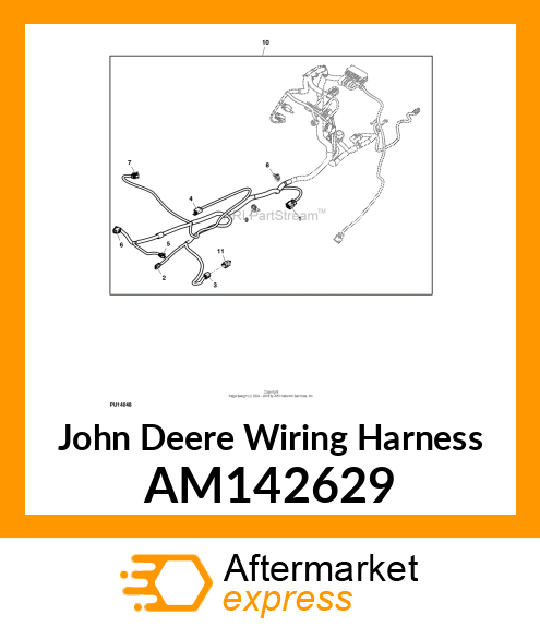 HARNESS, PTO SHORTING AM142629