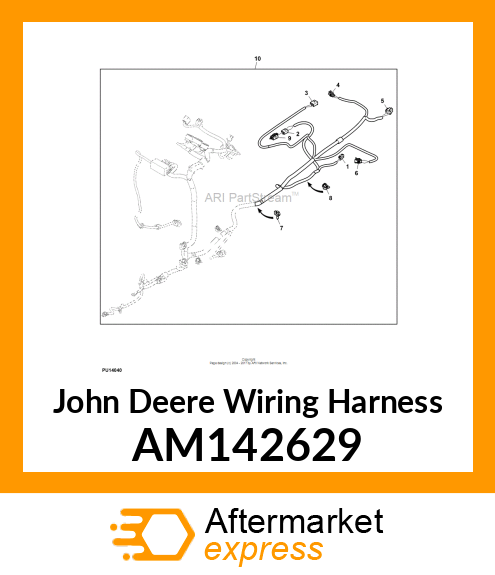 HARNESS, PTO SHORTING AM142629