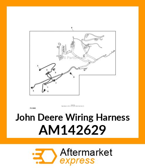 HARNESS, PTO SHORTING AM142629