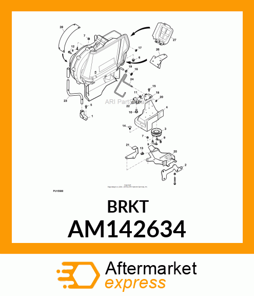 RETAINER, SHEAVE HC DRIVE AM142634