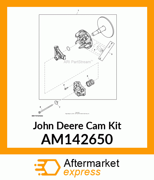 KIT, PRIMARY CLUTCH WEIGHT AM142650