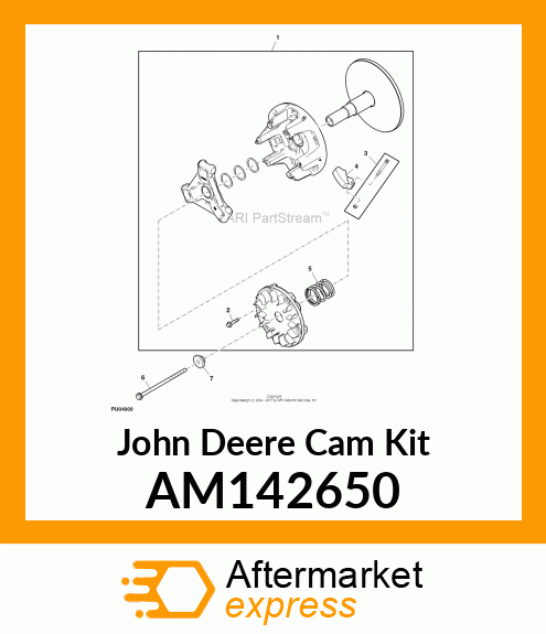 KIT, PRIMARY CLUTCH WEIGHT AM142650