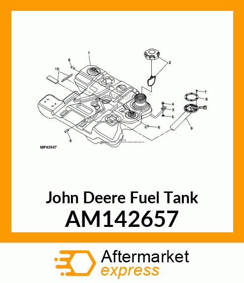 TANK, GAS FUEL (SERVICE) AM142657